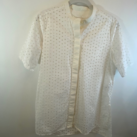 COS Tops - Light Cream COS cut out Top